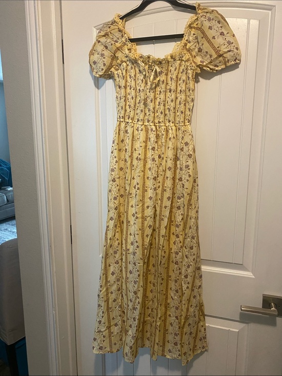 Blu Pepper Dresses & Skirts - Blu Pepper Yellow Floral Maxi Dress